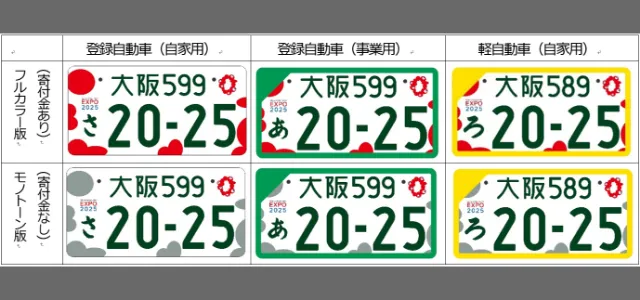 札幌で大阪万博記念（ミャクミャク様）ナンバープレートに変更する方法